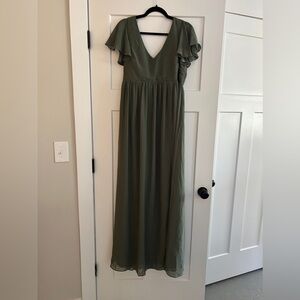 Birdy Grey olive green dress